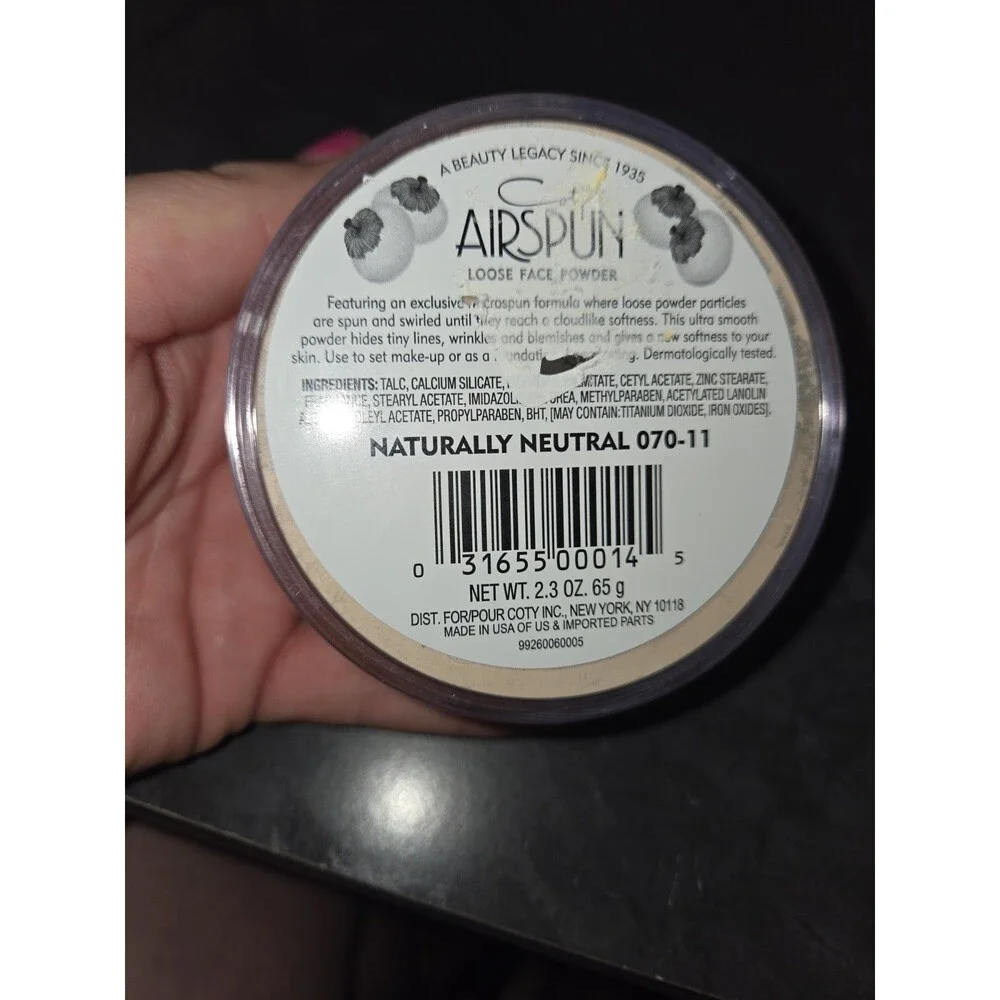 Airspun Loose Face Powder Naturally Neutral 070-11 2.3oz